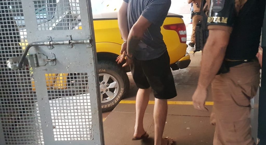 Homem com mandado de prisão em aberto por tráfico de drogas é preso pela Rotam em Santa Tereza do Oeste