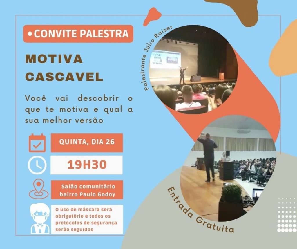 Motiva Cascavel será lançado nesta quinta-feira (26)