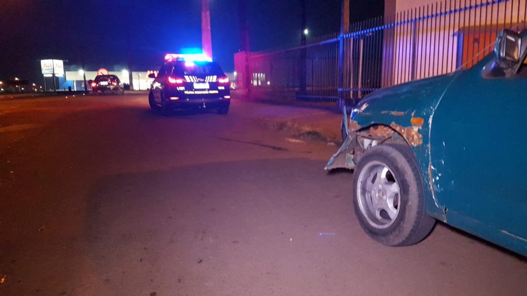 Veículo Seat Cordoba é apreendido pela PRF após se envolver em acidente de trânsito em Cascavel