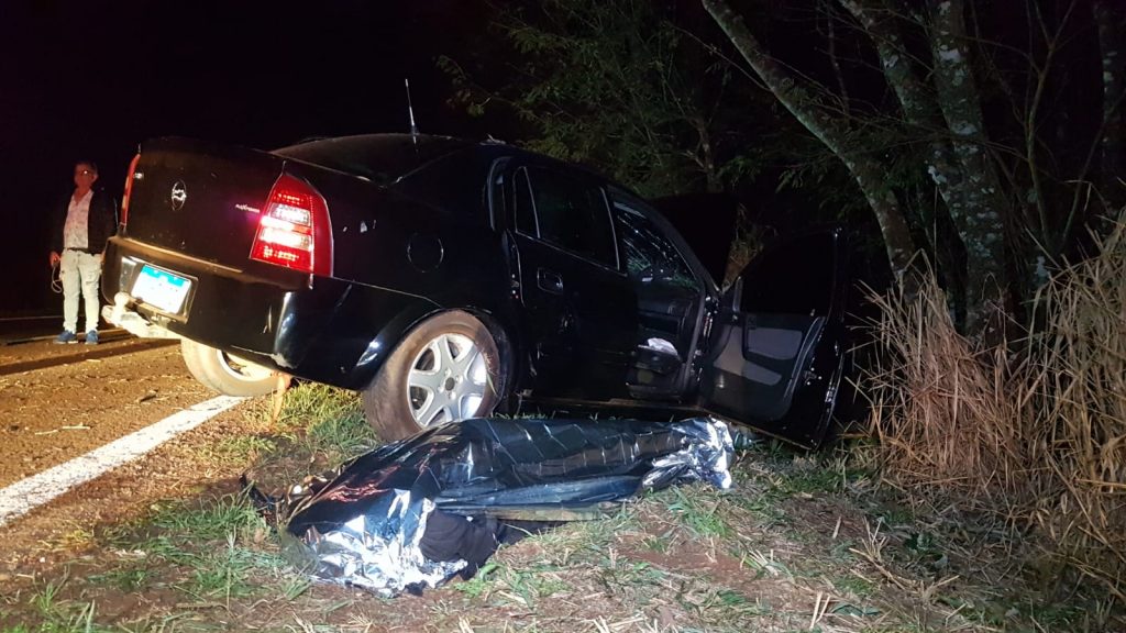 Acidente deixa vítima fatal na PR-586, em Santa Tereza do Oeste; Vítima foi identificada como Evandro Lima de Sá