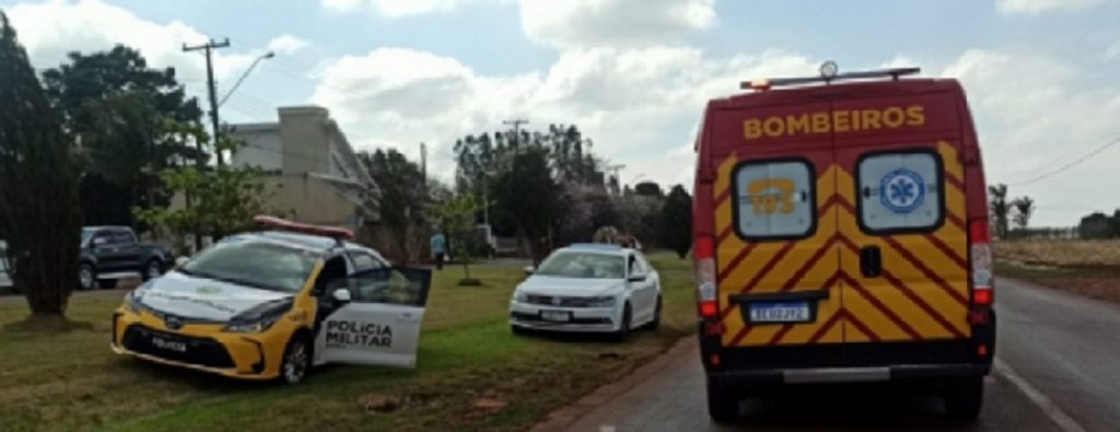 Motociclista fica ferido em acidente rodovia entre Marechal Rondon e Nova Santa Rosa