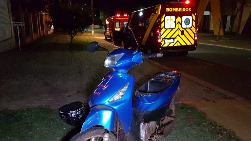 Casal fica ferido em acidente no Bairro Universitário