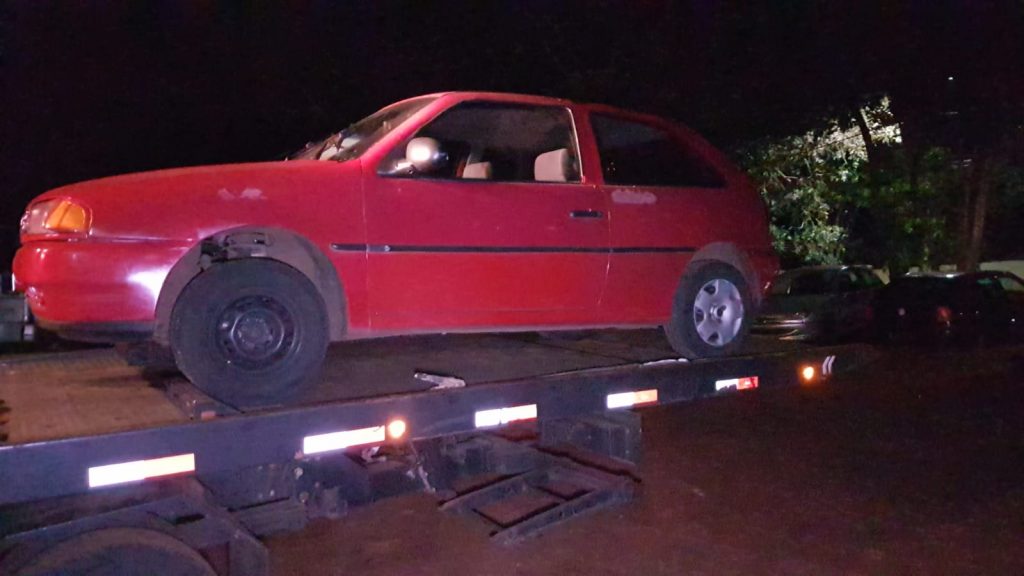 Carro com registro de furto é recuperado pela PM no Bairro Interlagos