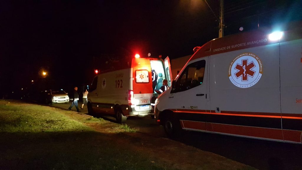 Rapaz de 30 anos inconsciente é atendido pelo Samu no XIV de Novembro