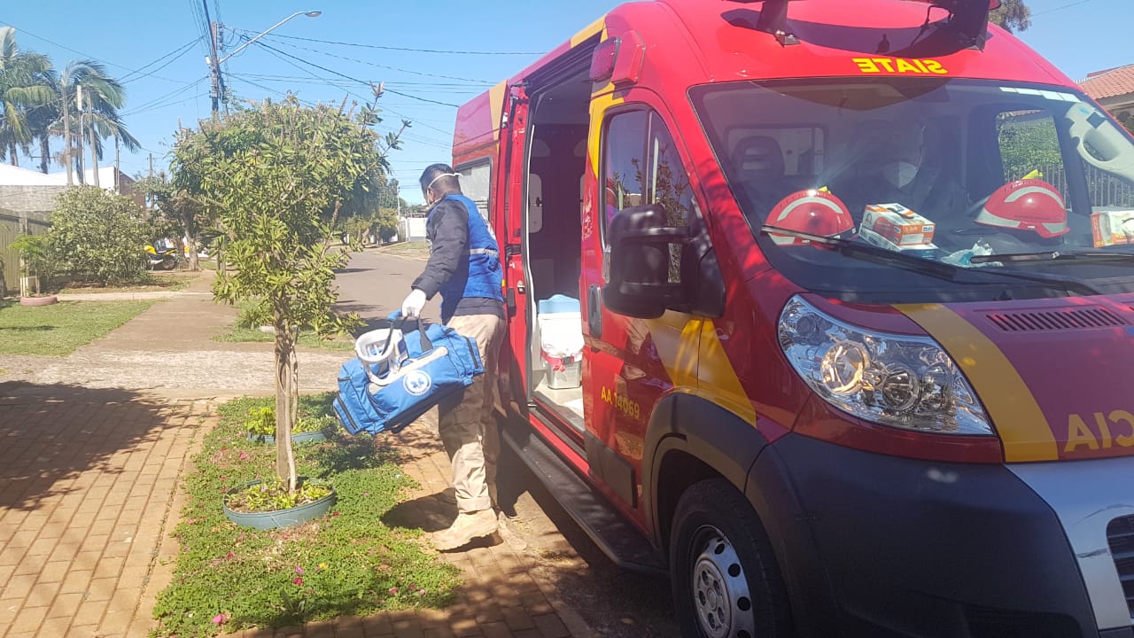 Homem fica ferido ao sofrer queda em residência no Santa Cruz