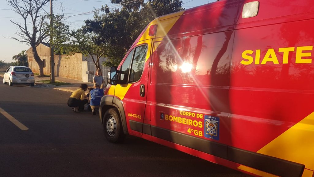 Mulher fica ferida ao cair de bicicleta na região do Bairro Coqueiral