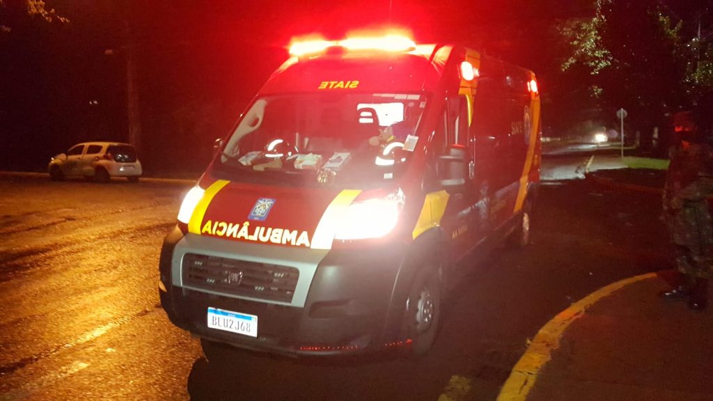 Motociclista fica ferido em acidente na Rua Bom Jesus Motociclista fica ferido em acidente na Rua Bom Jesus