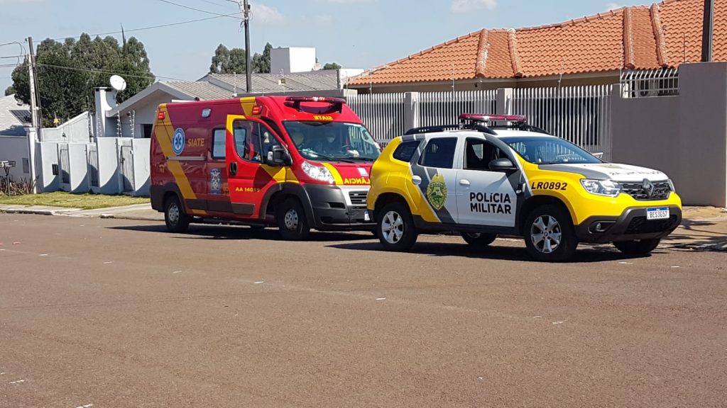Mulher é vítima de agressão na Rua Voluntários da Pátria, na Região do Lago; Siate e PM foram mobilizados