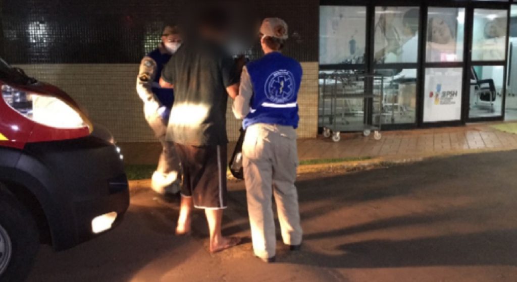Coletor de recicláveis é vítima de tentativa de roubo e entra em luta corporal com o ladrão