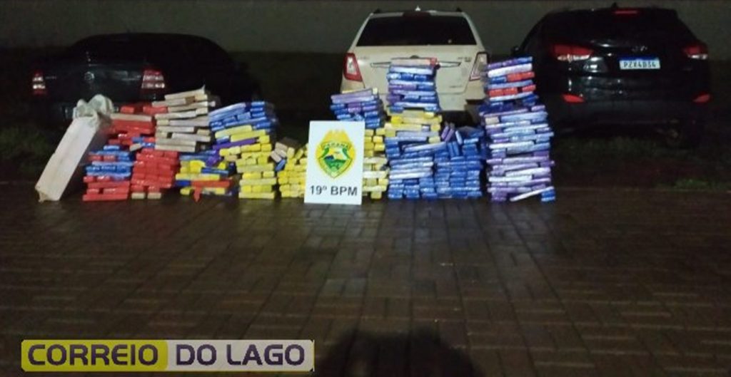 PM divulga balanço de apreensão realizada no interior de Santa Helena: droga, veículos e mais de 4 mil em dinheiro