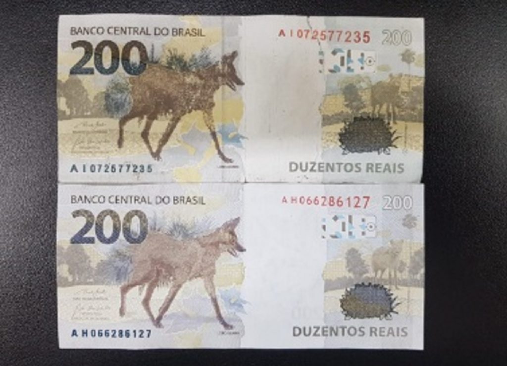 Estelionatário abastece veículo e paga com nota falsa de R$ 200,00 em Francisco Beltrão