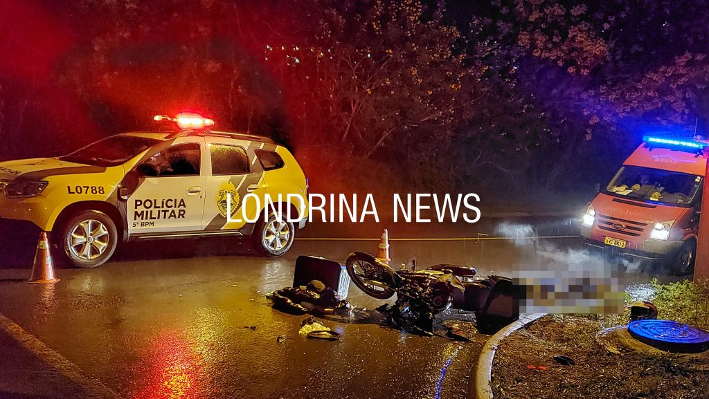 Jovem morre após colisão entre moto e ônibus na zona oeste de Londrina