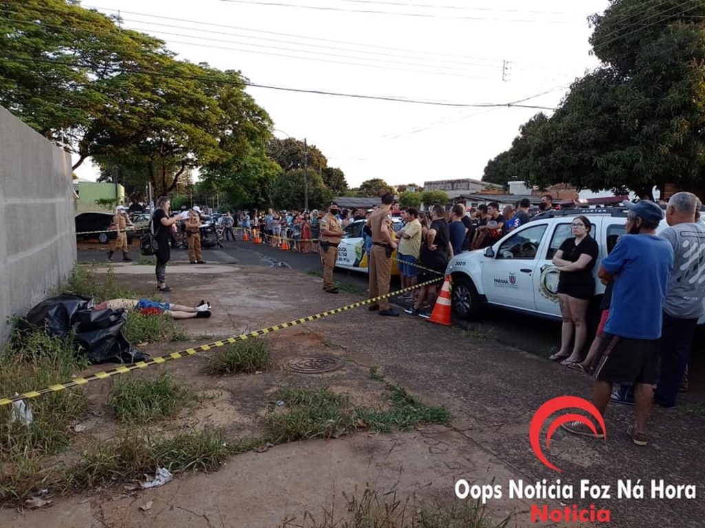 Motociclista morre após colisão contra carro no Jardim São Paulo, em Foz do Iguaçu