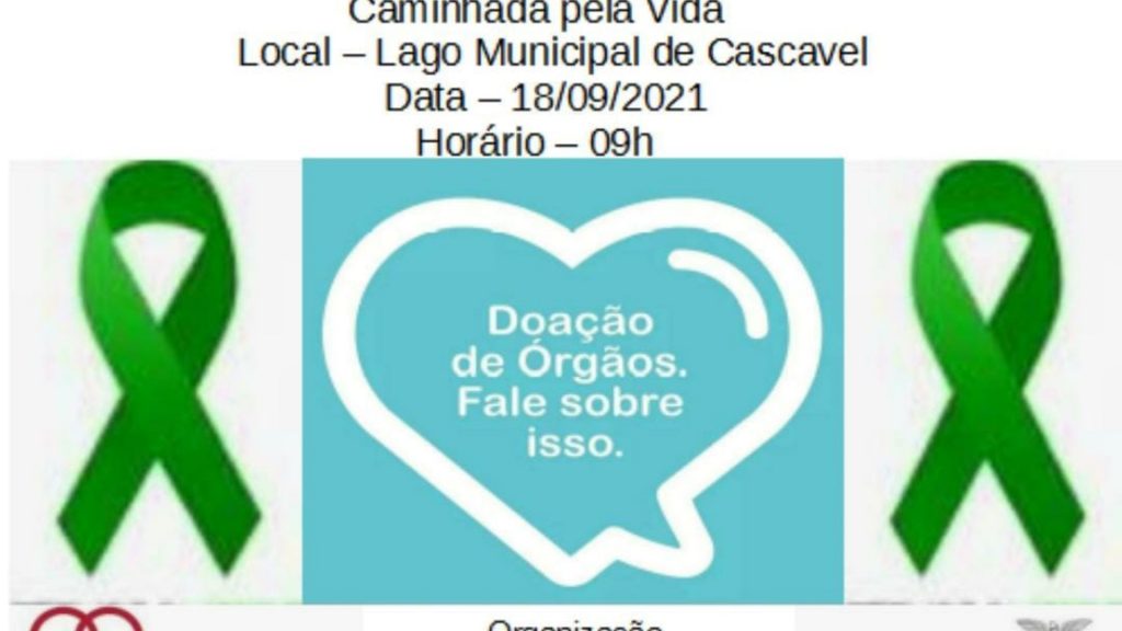 Caminhada Pela Vida: Campanha Setembro Verde será realizada amanhã no Lago Municipal Caminhada Pela Vida: Campanha Setembro Verde será realizada amanhã no Lago Municipal