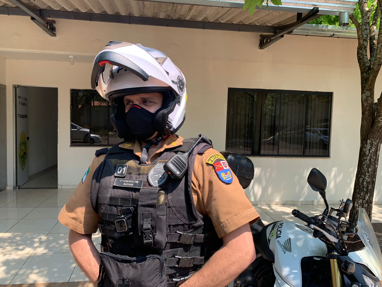 Segundo PM, Golf arrastou motocicleta por aproximadamente 1,4 quilômetro