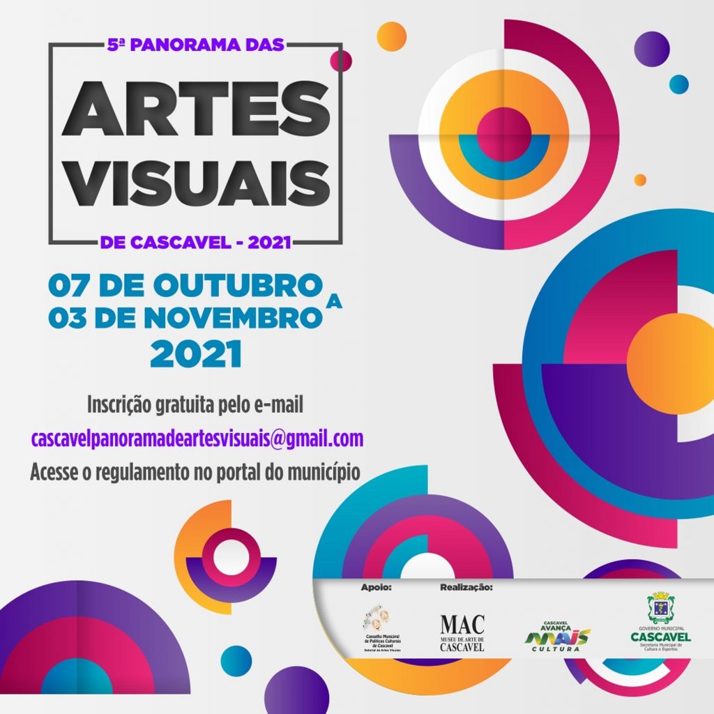 Museu de Arte de Cascavel abre as inscrições para a 5ª Mostra Panorama das Artes Visuais de Cascavel