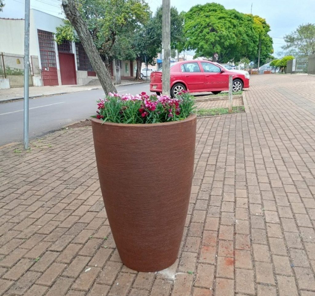 Ruas e avenidas revitalizadas ganham o colorido das flores Ruas e avenidas revitalizadas ganham o colorido das flores