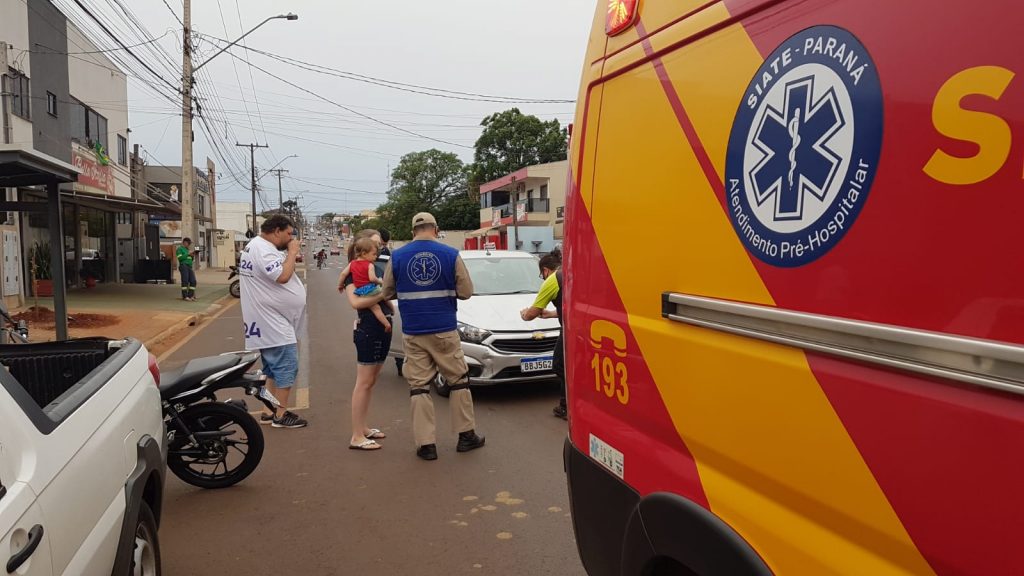Motociclista fica ferido em acidente de trânsito na Rua Itália Motociclista fica ferido em acidente de trânsito na Rua Itália