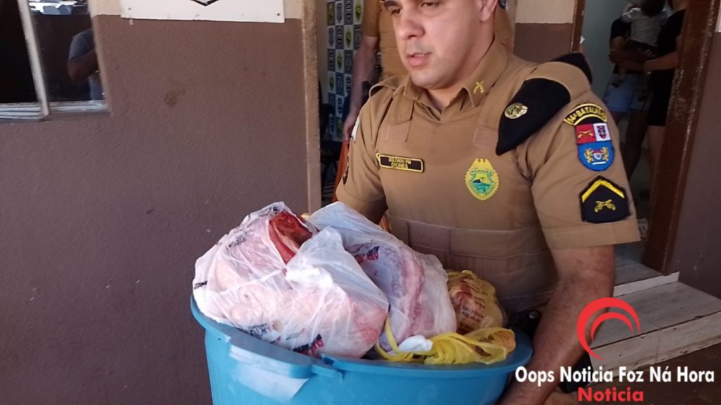 PM recupera 34 kg de carnes que haviam sido furtados de restaurante em Foz do Iguaçu