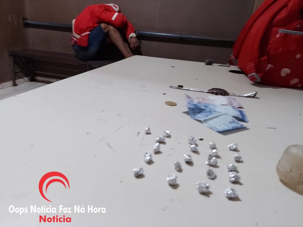PM detém indivíduo envolvido com o tráfico de drogas em Foz do Iguaçu