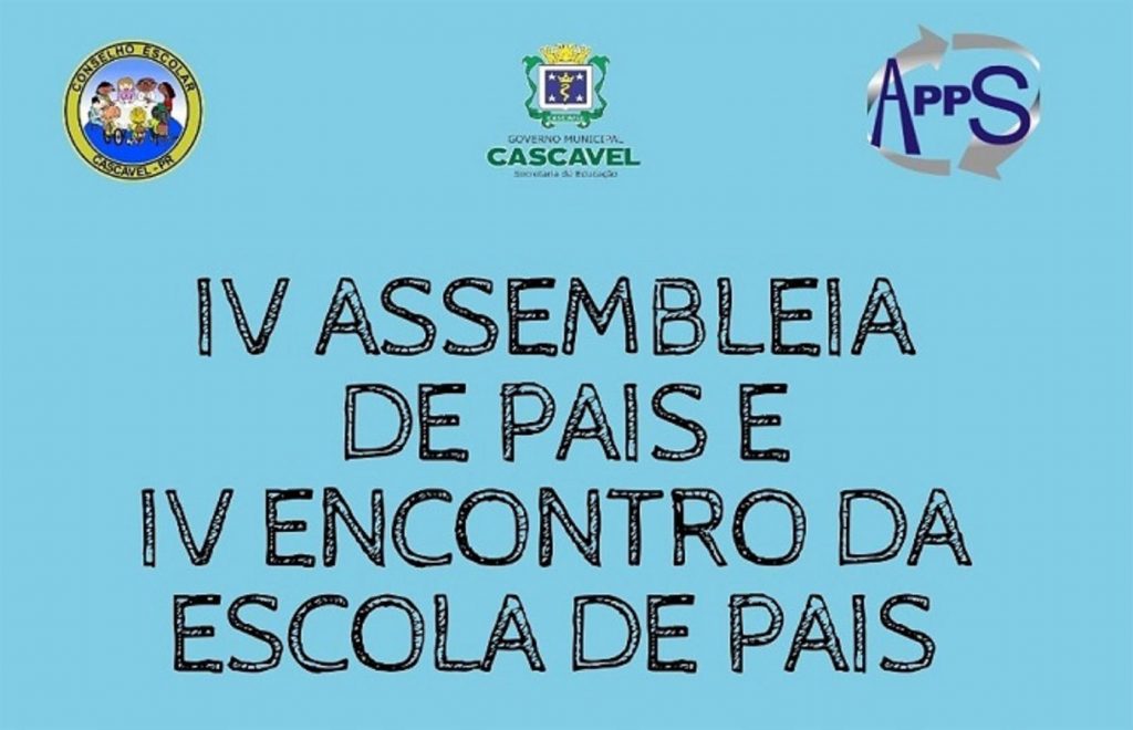 Semed convida para mais uma edição da Escola de Pais