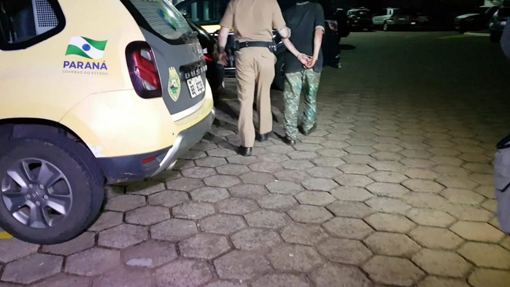 Flagrado tentando furtar carro, jovem é detido pela PM em Ibema e trazido a 15ª SDP de Cascavel