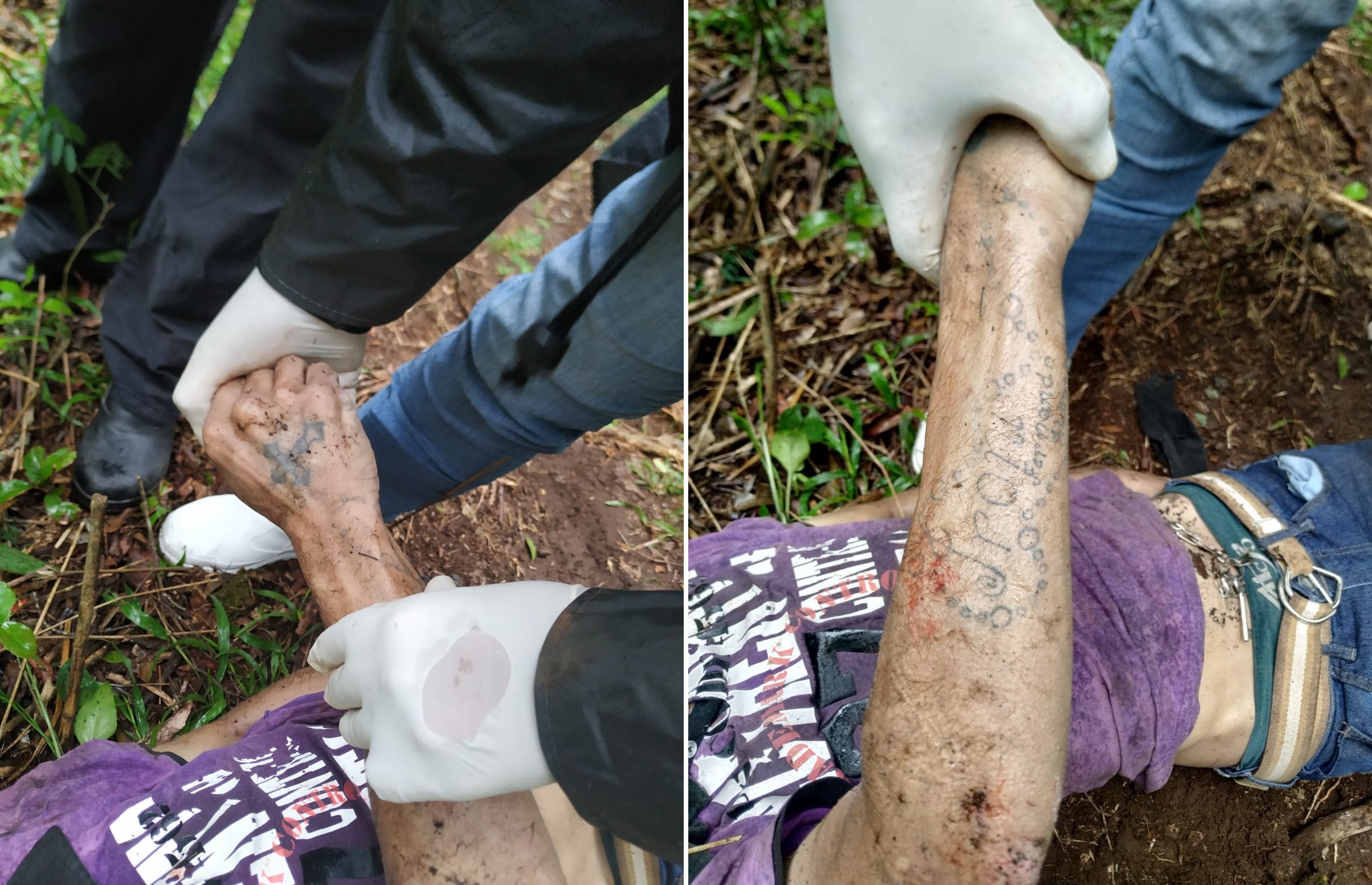 Segundo a DH, homem encontrado morto perto de cachoeira foi identificado como Evandro Clécio Tozzin, de 31 anos