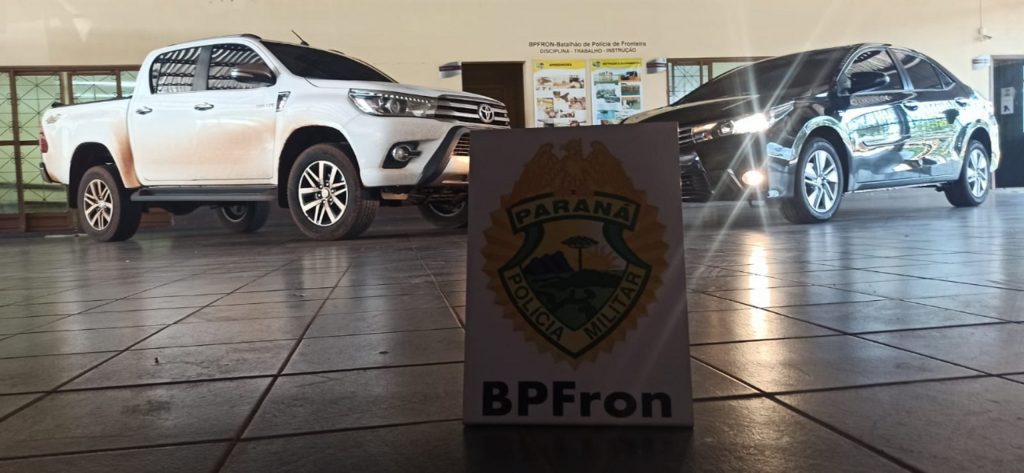 BPFron recupera veículos roubados em Terra Roxa