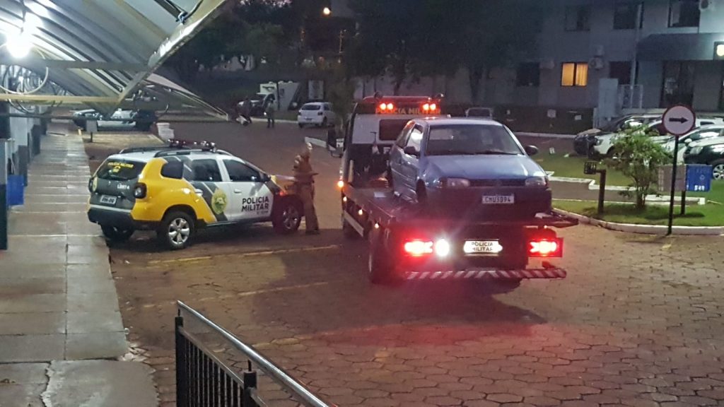 UPS Norte, da PM, encontra na continuação da Av. Piquiri veículo Gol que havia sido furtado no Centro
