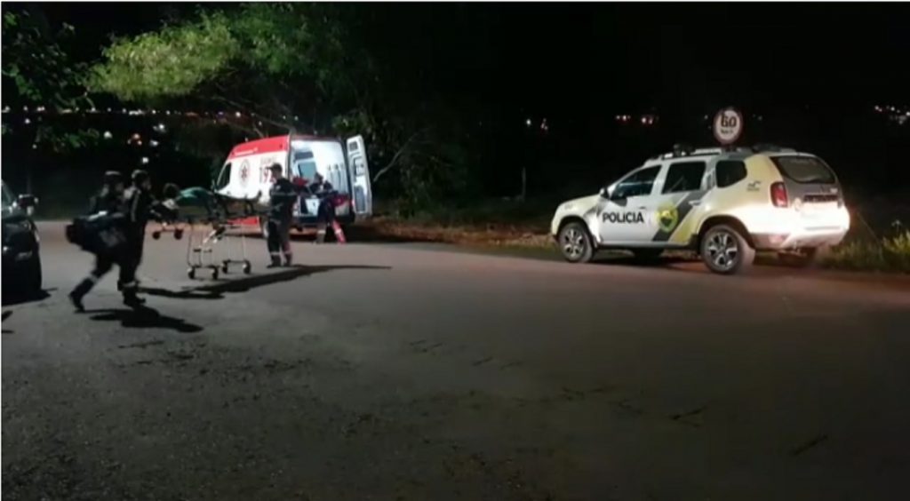 Em surto, idoso é socorrido pelo Samu com apoio da PM no Bairro XIV de Novembro
