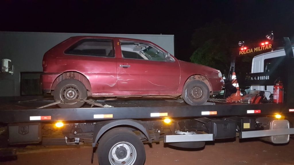 VW Gol é recuperado pela PM em Cascavel