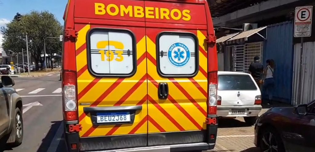 Homem de 34 anos cai de cinco metros em obra no Centro de Cascavel Homem de 34 anos cai de cinco metros em obra no Centro de Cascavel