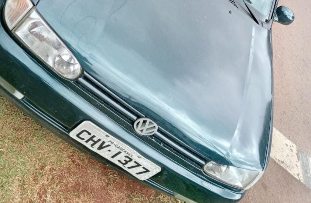 Gol verde com placas CHV-1377 é furtado no Bairro Santa Cruz