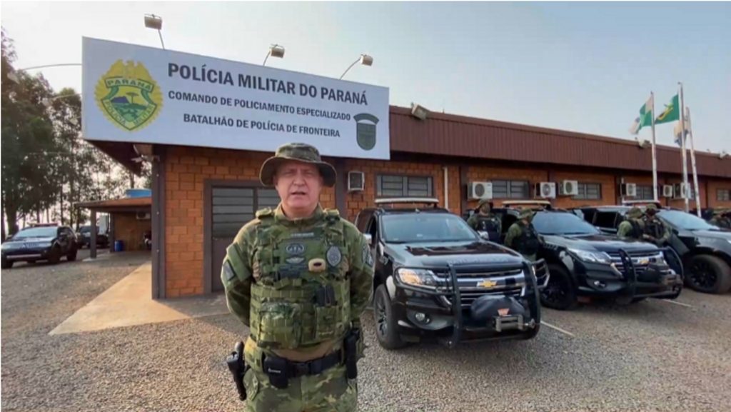 Vídeo: Comando de Policiamento Especializado da PM lança operação na região de fronteira do Paraná