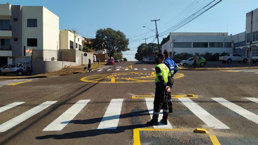 Dados estatísticos da Transitar apontam que rotatórias reduzem mais de 81% o índice de sinistros em cruzamentos