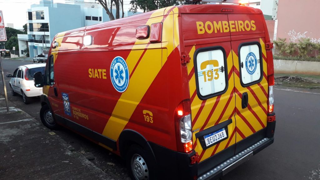 Vítima de queda de mesmo nível é socorrida