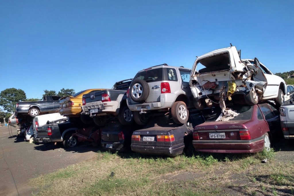 DER realiza novo leilão de sucatas para reciclagem no próximo dia 26