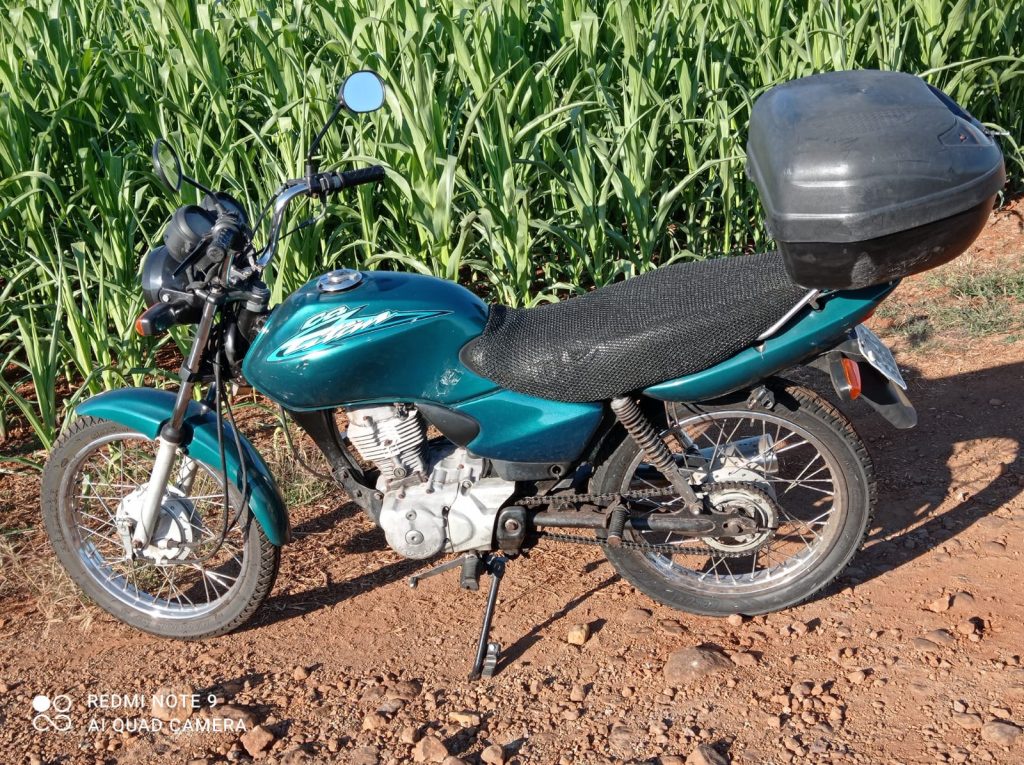 Moto Honda CG de cor verde e placa MDF 6961 foi furtada em Cascavel