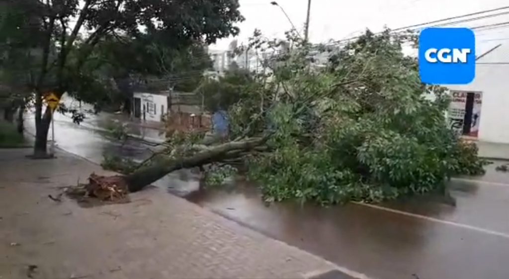 Prefeitura emite nota sobre temporal que atingiu Cascavel neste sábado