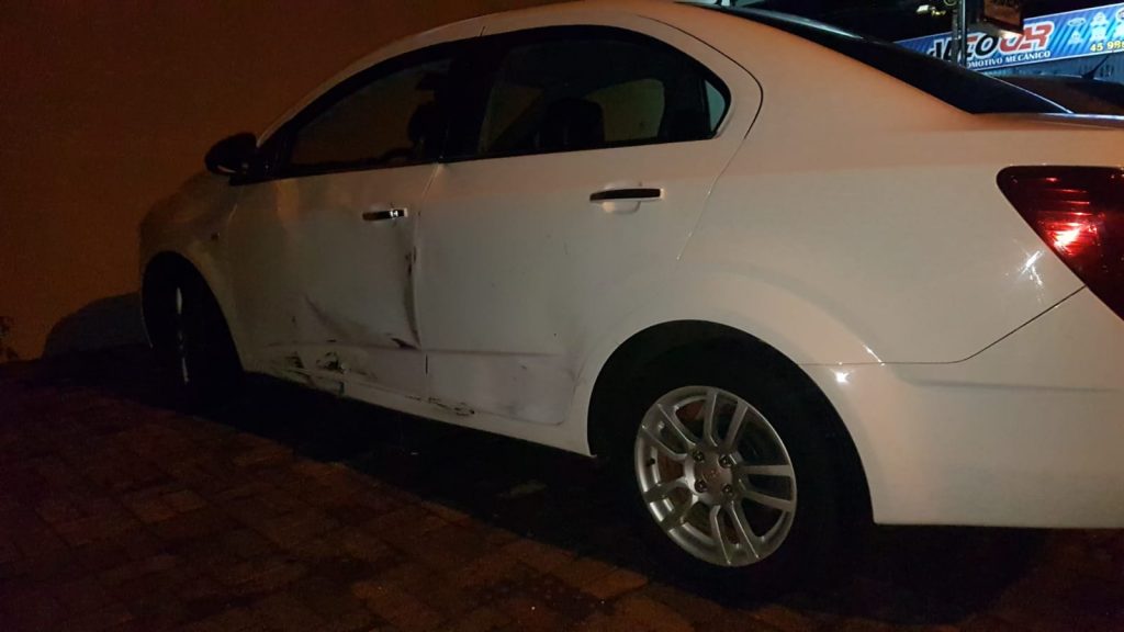 Colisão entre carro e moto é registrada no Santa Felicidade; Siate foi mobilizado