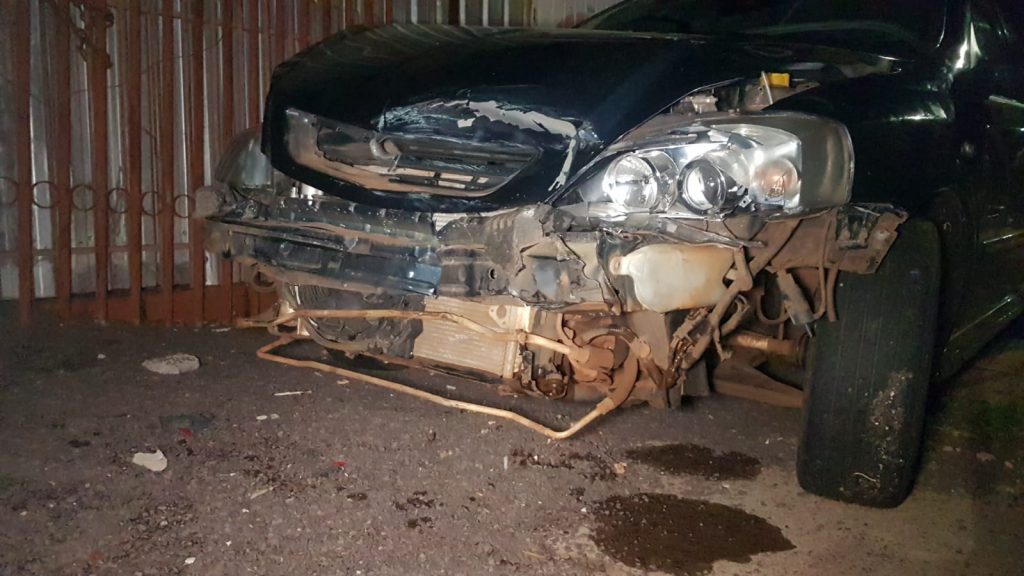 Acidente de trânsito é registrado no Bairro Santa Cruz, em Cascavel