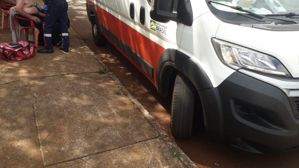 Idoso com sangramento inestancável é socorrido no Tarumã