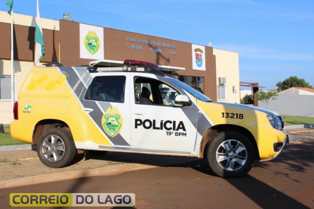 PM é acionada após morador encontrar pessoa dormindo na área de sua casa em Santa Helena