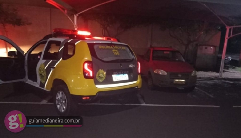 PM recupera Fiat Strada com alerta de furto em Medianeira
