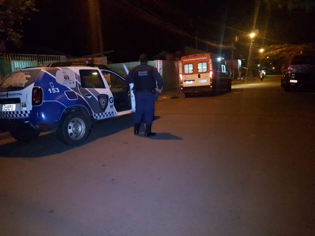 Guarda Municipal presta apoio ao Samu em atendimento a mulher em surto no Jardim Montreal