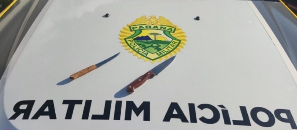 PM apreende facas em colégio e encaminha quatro alunas à Delegacia de São Miguel do Iguaçu