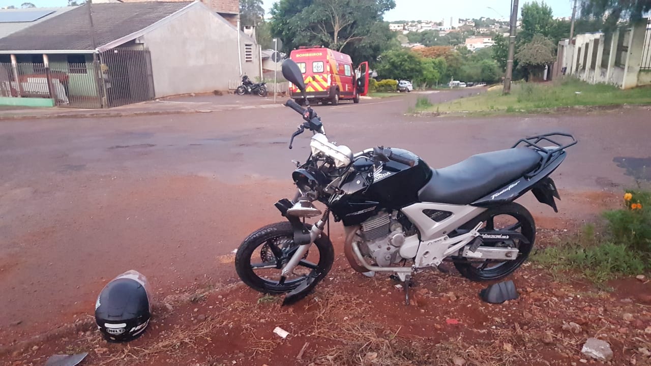 Motociclista é derrubado e agredido por pessoas que estavam em veículo no Bairro Alto Alegre Imagem referente a Motociclista é derrubado e agredido por pessoas que estavam em veículo no Bairro Alto Alegre