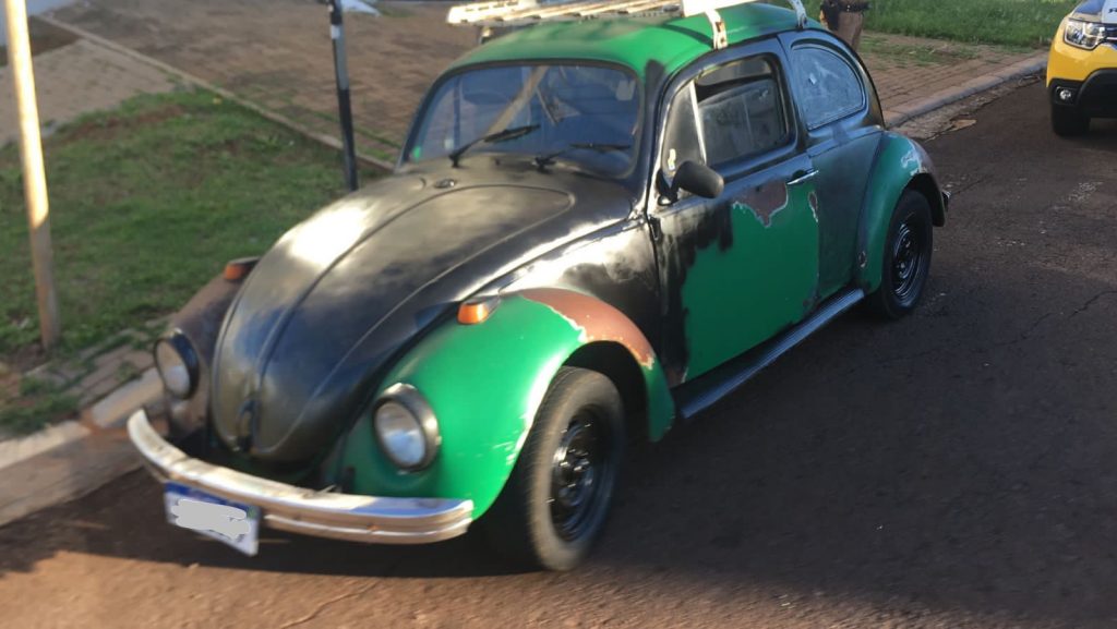 PM recupera Fusca em Cascavel