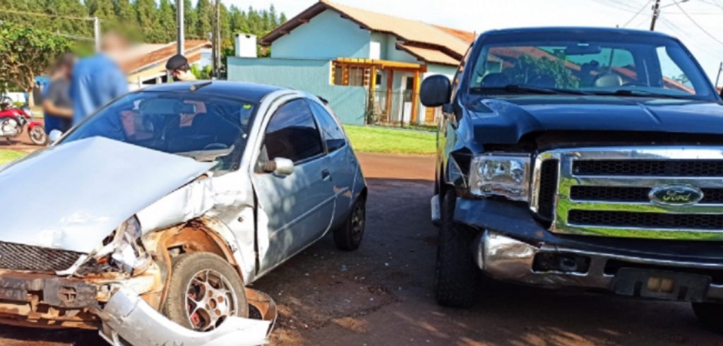 Acidente envolve três veículos em Marechal Cândido Rondon