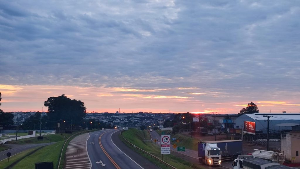 Cascavel deverá ter máxima de 23°C neste sábado